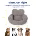 PawsPik Heart-Shaped Faux Rabbit Fur Plush Bolster Bed with Removable Cover for Dogs & Cats image thumbnail 8