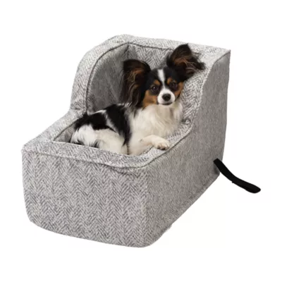 Snoozer® Pet Products Luxury Highback Console Dog Car Seat W/ Safety Strap, Palmer Dove - Image 1