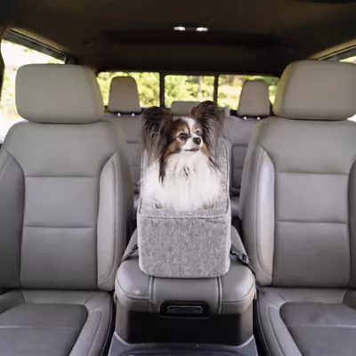 Snoozer® Pet Products Luxury Highback Console Dog Car Seat W/ Safety Strap, Palmer Dove - Image 2