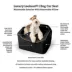 Snoozer® Pet Products Luxury Lookout 1 Elevated Dog Car Seat W/ Safety Strap, Anthracite image thumbnail 3
