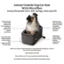 Snoozer® Pet Products Luxury Console Dog Car Seat W/ Microsuede Fabric & Safe Strap, Sapphire image thumbnail 3