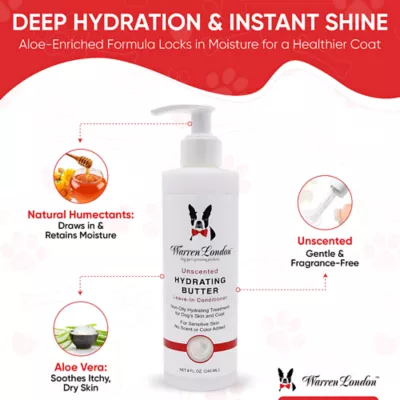 Warren London Hydrating Butter For Dogs, Leave-In Conditioner Treatment, Unscented- 8 Fl Oz - Image 2