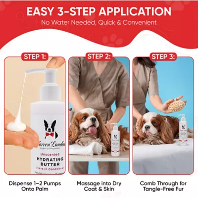 Warren London Hydrating Butter For Dogs, Leave-In Conditioner Treatment, Unscented- 8 Fl Oz - Image 4