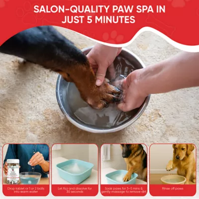 Warren London Deep Cleaning Paw Fizz Tablets W/ White Tea Tree Oil, Relieves Red & Itchy Paws- 12 Ct - Image 8
