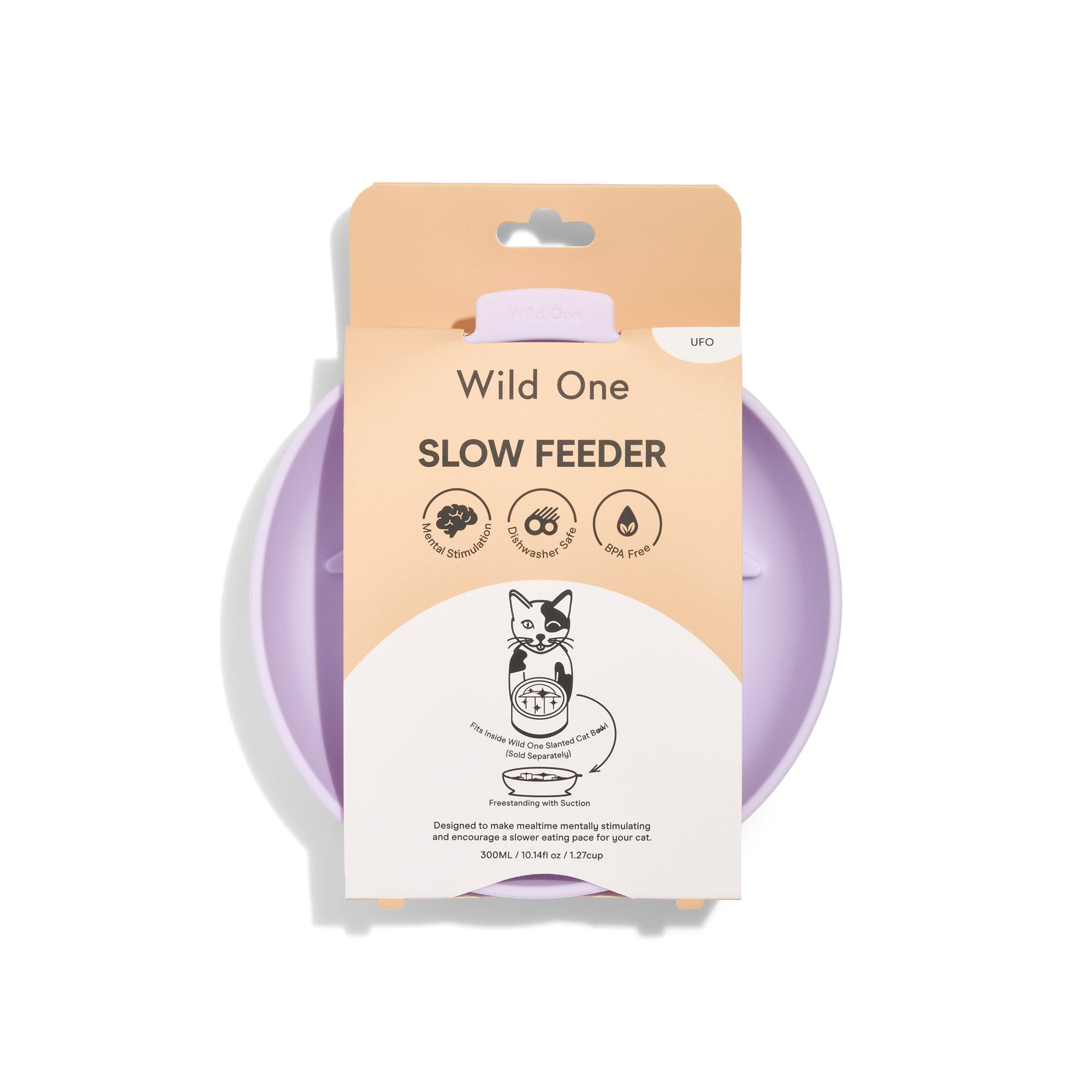 Wild One Cat Slow Feeder Silicon, UFO - thumbnail 7
