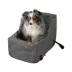 Snoozer® Pet Products Luxury Highback Console Dog Car Seat W/ Safety Strap, Merlin Pewter image thumbnail 1
