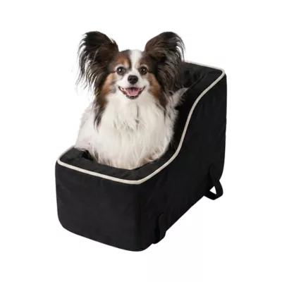 Snoozer® Pet Products Luxury Highback Console Dog Car Seat W/ Safety Strap, Black - Image 1