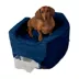 Snoozer® Pet Products Luxury Lookout 2 Elevated Dog Car Seat  W/ Safety Strap, Sapphire image thumbnail 1