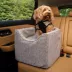 Snoozer® Pet Products Luxury Lookout 1 Elevated Dog Car Seat W/ Safety Strap, Palmer Dove image thumbnail 2