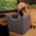 Snoozer® Pet Products Luxury Lookout 1 Elevated Dog Car Seat W/ Safety Strap, Merlin Pewter image thumbnail 2
