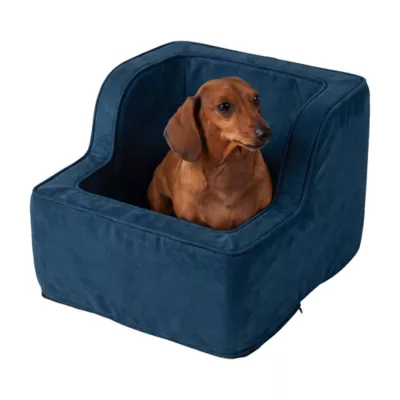 Snoozer® Pet Products Luxury Highback Console Dog Car Seat W/ Safety Strap, Sapphire - Image 1