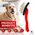Warren London FurBreeze Pro Max Slicker Doodle Brush For Dogs W/ Long, Thick or Curly Coats image thumbnail 4
