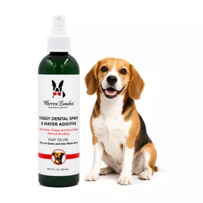 Warren London Doggy Dental Spray & Water Additive, Fights Tartar, Plaque & Gum Disease- 8 Fl Oz - Image 1