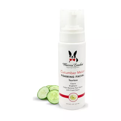 Warren London Cucumber Melon Foaming Facial For Dogs W/ Tearless Formula, Fresh Scented- 8 Fl Oz - Image 1