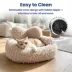 PawsPik Heart-Shaped Faux Rabbit Fur Plush Bolster Bed with Removable Cover for Dogs & Cats image thumbnail 5
