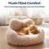 PawsPik Heart-Shaped Faux Rabbit Fur Plush Bolster Bed with Removable Cover for Dogs & Cats image thumbnail 7