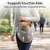 PawsPik Snuggle Sling Plush Pet Carrier with Storage Pocket for Dogs & Cats, Up to 10 lb image thumbnail 7