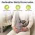 PawsPik Snuggle Sling Plush Pet Carrier with Storage Pocket for Dogs & Cats, Up to 10 lb image thumbnail 6