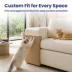 PawsPik Flexible Cork Surface-Protecting Cat Scratch Mat, Brown, 40L x 12W in image thumbnail 9