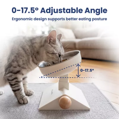 PawsPik 3-Level Adjustable Angle & Height Elevated Stainless Steel Bowl for Dogs & Cats - Image 4