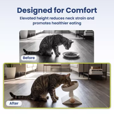 PawsPik 3-Level Adjustable Angle & Height Elevated Stainless Steel Bowl for Dogs & Cats - Image 5
