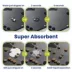 PawsPik Fast-Absorbing Waterproof Non-Slip Rubber Feeding Mat for Dogs & Cats, Pawprint Pattern image thumbnail 5