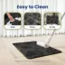 PawsPik Fast-Absorbing Waterproof Non-Slip Rubber Feeding Mat for Dogs & Cats, Pawprint Pattern image thumbnail 7