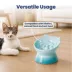 PawsPik Lynx Raised Ceramic Slow Feeder Food Bowl with 15-Degree Tilt for Dogs & Cats image thumbnail 4
