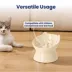 PawsPik Lynx Raised Ceramic Slow Feeder Food Bowl with 15-Degree Tilt for Dogs & Cats image thumbnail 4