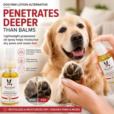 Warren London Grapeseed Oil For Dogs, Paw & Nose Reviltalizer For Dryness & Cracks- 1 Fl Oz - Image 2