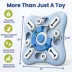 PawsPik Interactive Slow Feeder Treat-Dispensing Puzzle Dog Toy with Squeaker, 10 in image thumbnail 2