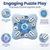 PawsPik Interactive Slow Feeder Treat-Dispensing Puzzle Dog Toy with Squeaker, 10 in image thumbnail 4