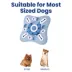 PawsPik Interactive Slow Feeder Treat-Dispensing Puzzle Dog Toy with Squeaker, 10 in image thumbnail 8