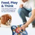 PawsPik Interactive Slow Feeder Treat-Dispensing Puzzle Dog Toy with Squeaker, 10 in image thumbnail 7