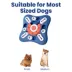 PawsPik Interactive Slow Feeder Treat-Dispensing Puzzle Dog Toy with Squeaker, 10 in image thumbnail 8