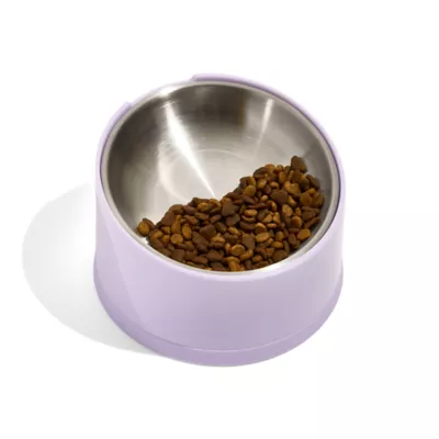 Wild One Slanted Cat Bowl, Lilac - Image 5