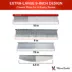 Warren London Carding Pro XL 9 Inch Copper Comb For Dogs & Cats W/ Dual Length Teeth image thumbnail 4