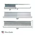 Warren London Dual Action Copper Carding 7.5 Inch Cat Comb W/ Multi-Length Bristles image thumbnail 3