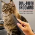 Warren London Dual Action Copper Carding 7.5 Inch Cat Comb W/ Multi-Length Bristles image thumbnail 4