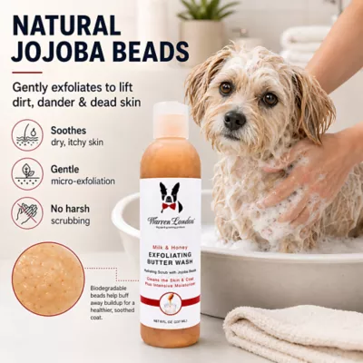 Warren London Exfoliating Butter Wash W/ Jajoba Oil, Milk & Honey Scented Hydrating Scrub- 8 Oz - Image 3