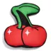Wild One Playful Plush Cherry Cat Toy image thumbnail 1
