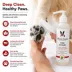 Warren London Deep Cleaning Paw Sani-Scrub W/ Aloe Vera, Nail & Paw Cleanser Treatment- 8 Fl Oz image thumbnail 6