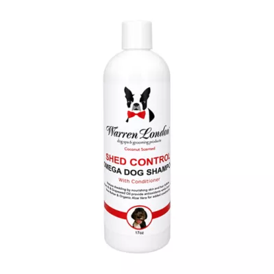 Warren London Omega Shed Control Dog Shampoo W/ Conditioner, Nourishing 2-in-1 Formula- 17 Fl Oz - Image 1