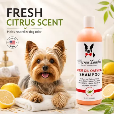 Warren London Neem Oil Oatmeal Shampoo For Dogs, Soothes & Relieves Itching, Insect Repellent- 17 Oz - Image 3