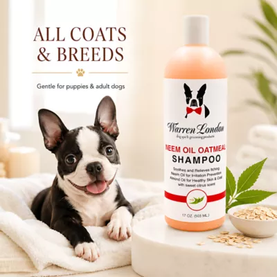 Warren London Neem Oil Oatmeal Shampoo For Dogs, Soothes & Relieves Itching, Insect Repellent- 17 Oz - Image 4