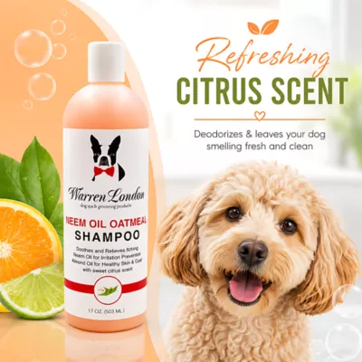 Warren London Neem Oil Oatmeal Shampoo For Dogs, Soothes & Relieves Itching, Insect Repellent- 17 Oz - Image 5