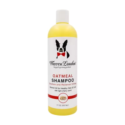 Warren London Oatmeal Shampoo For Dogs W/ Itchy & Sensitive Skin, Light Cherry Scent- 17 Fl Oz - Image 1