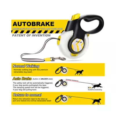 FIDA Autobrake Retractable Dog Leash White - Image 3