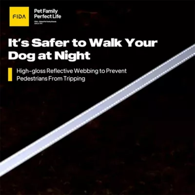FIDA LED Lighted Retractable Dog Leash - Image 8