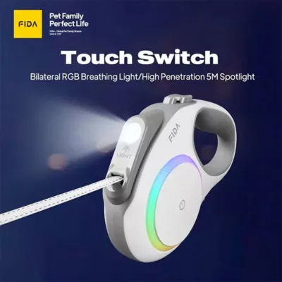 FIDA LED Lighted Retractable Dog Leash - Image 6